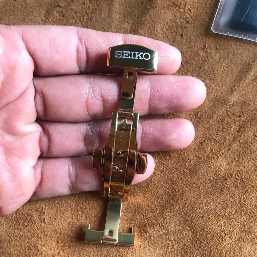 Khóa bướm đồng hồ Seiko (Khắc logo CNC)