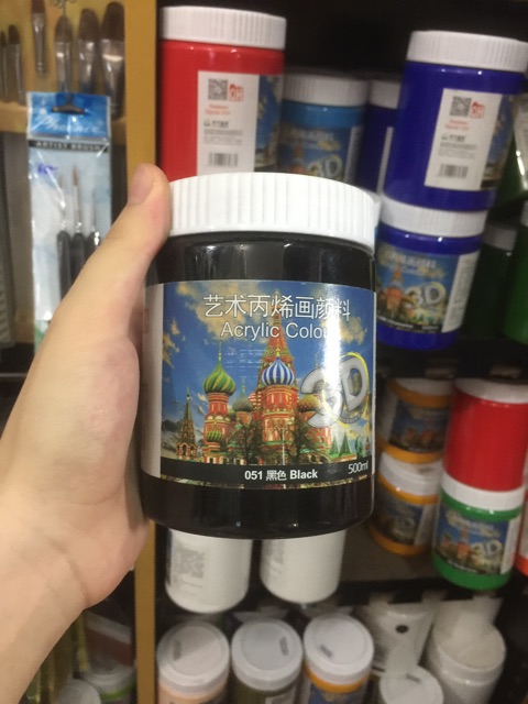Màu acrylic 3D 500ml