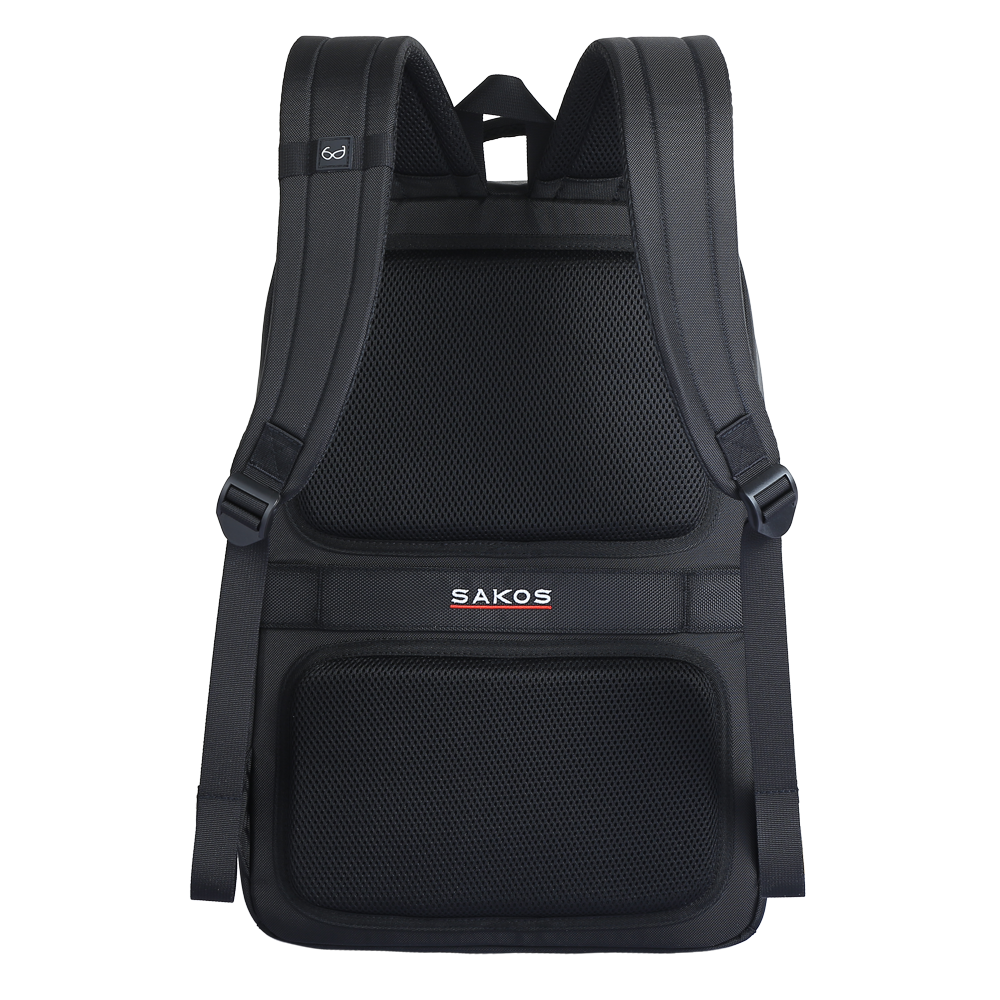 Sakos Hero 15.6 Inch Laptop Backpack Is Separate, Has a Shockproof Layer, Soft and Breathable Straps, Suitable for Wearing All Day.