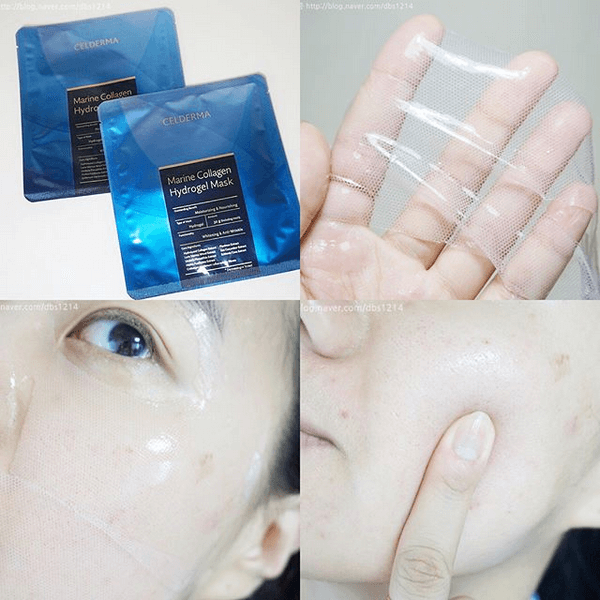 Mặt Nạ Thạch Celderma Marine Collagen Hydrogel Mask (Miếng)