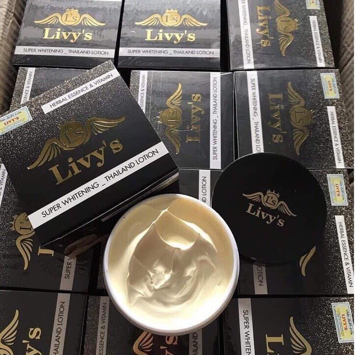 Kem body livys đen mẫu mới thái lan - siêu trắng - kem body livy thái lan chính hãng