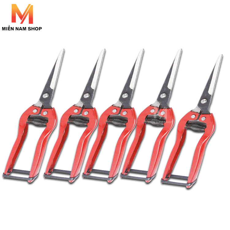 Bộ combo 5 kéo cắt tỉa rau hoa quả tỉa cành daegee - đỏ