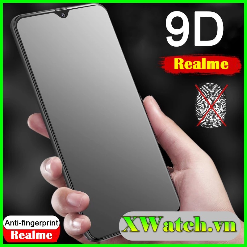 Cường Lực Chống Bám Vân Tay Realme C20 Realme X2 Realme X2 Pro C11 C12 C15 C3 C17 Realme 5 5I 5S
