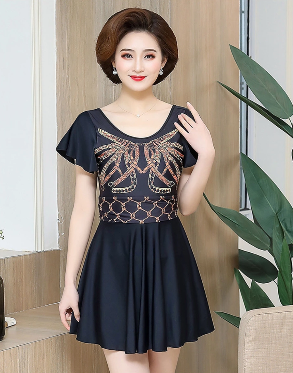 [HCM]Đồ bơi trung niên sang trọng che bụng
