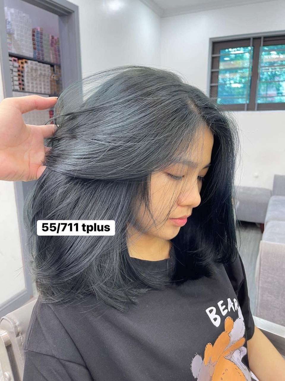 Combo Color Hair Coat (Charcoal) + Oxygen + Bleaching Powder