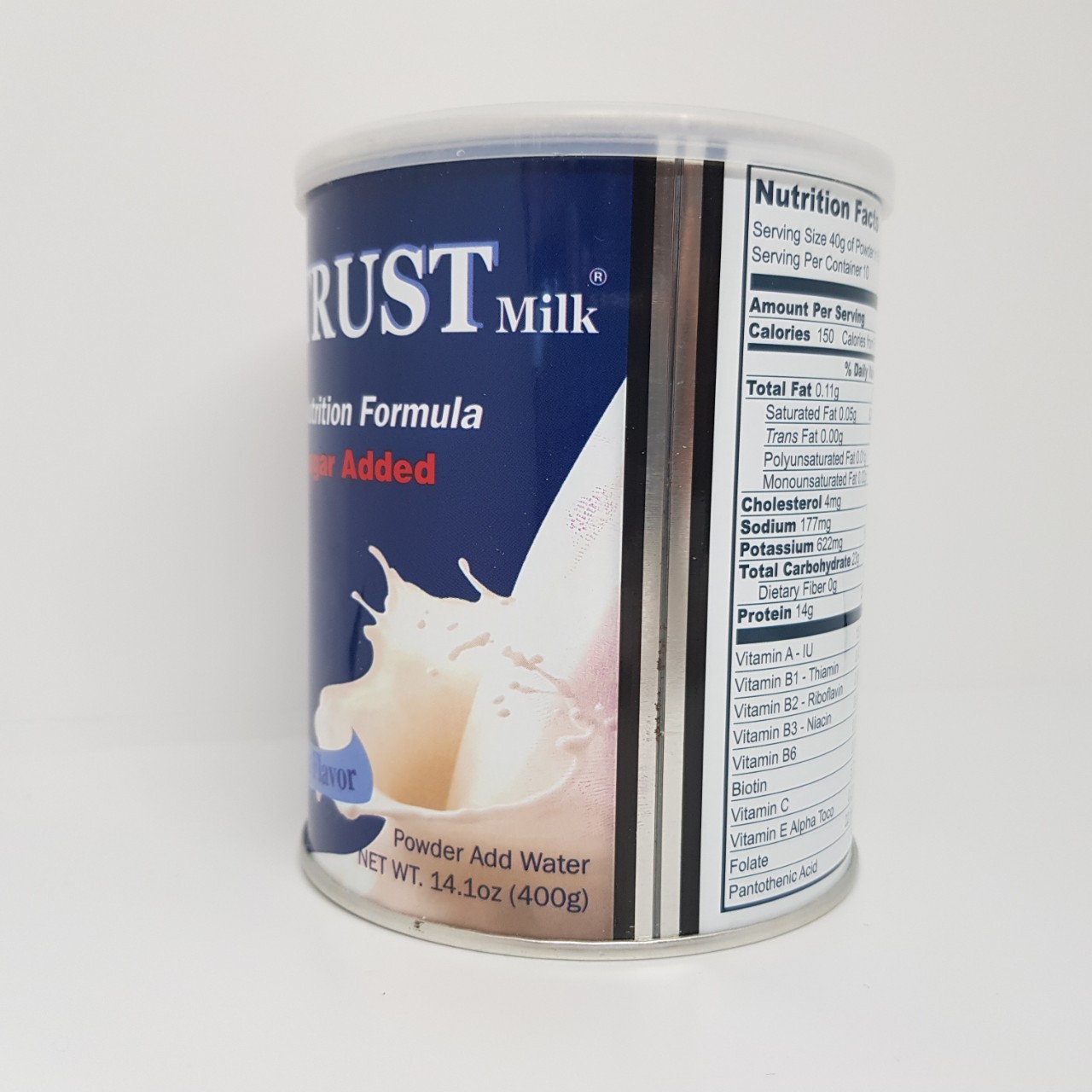 Sữa Entrust dành cho người tiểu đường (đái tháo đường) Entrust Milk 400g MỸ