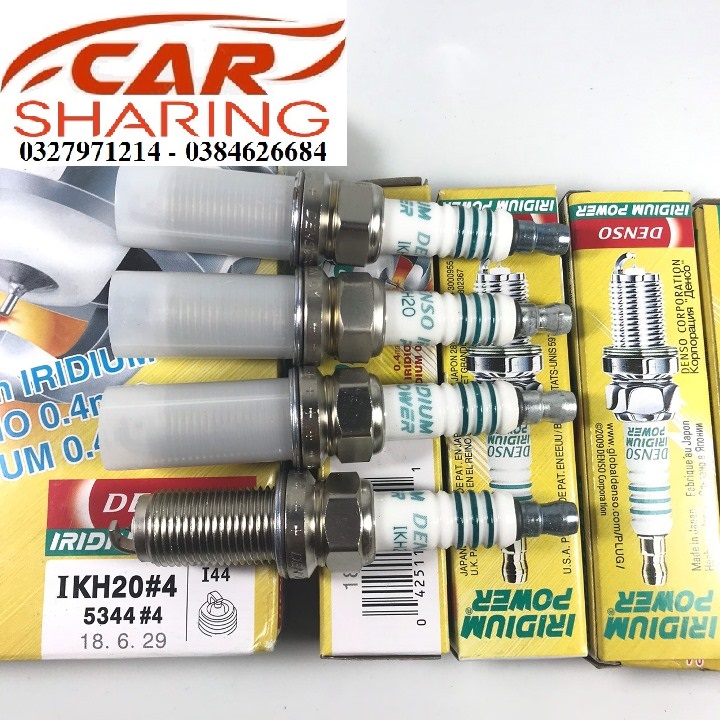 [HCM]( Mua lẻ như mua sỉ) Bugi Denso IKH20 5344 bộ 4 cái - Dòng xe ưu thích INNOVA