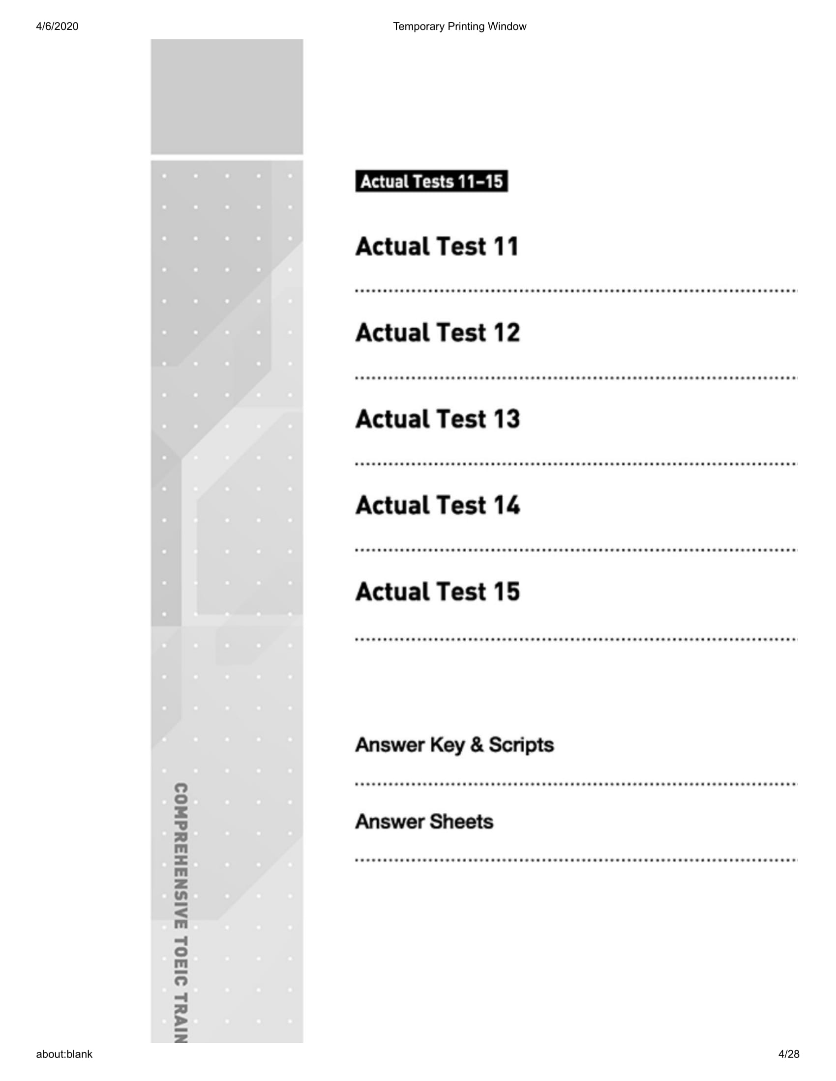 Fahasa - Comprehensive Toeic Training 1000 Practice Test Items (Vol 3) - Kèm CD