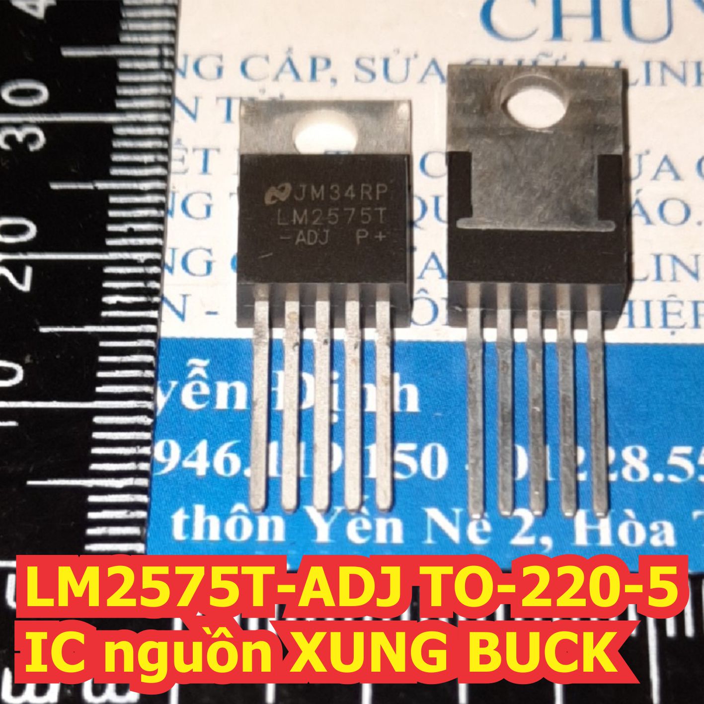 5 con lm2575t-adj lm 2575 chỉnh áp to-220-5 ic nguồn ổn áp xung buck kde7028