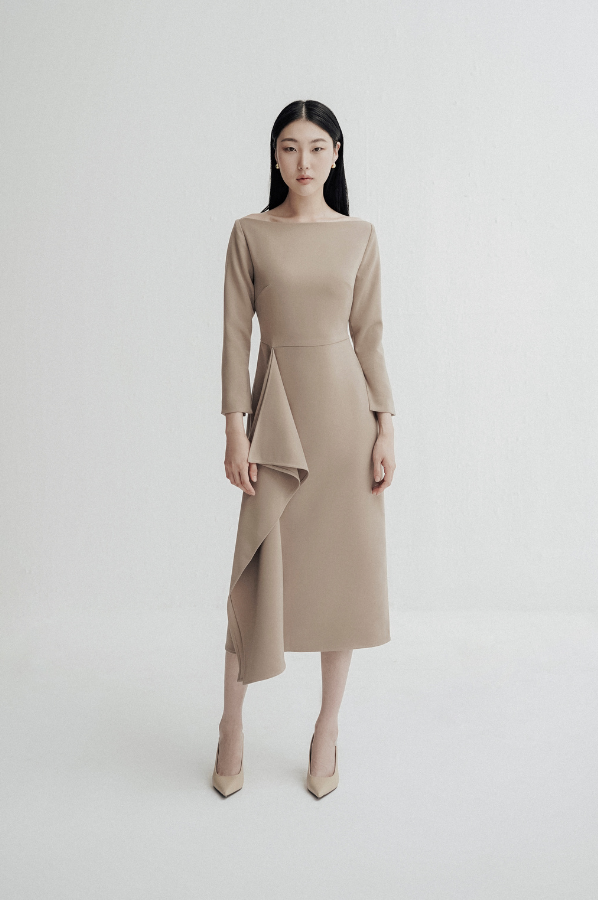MARE - VÁY DÀI CỔ THUYỀN - HANNA DRESS