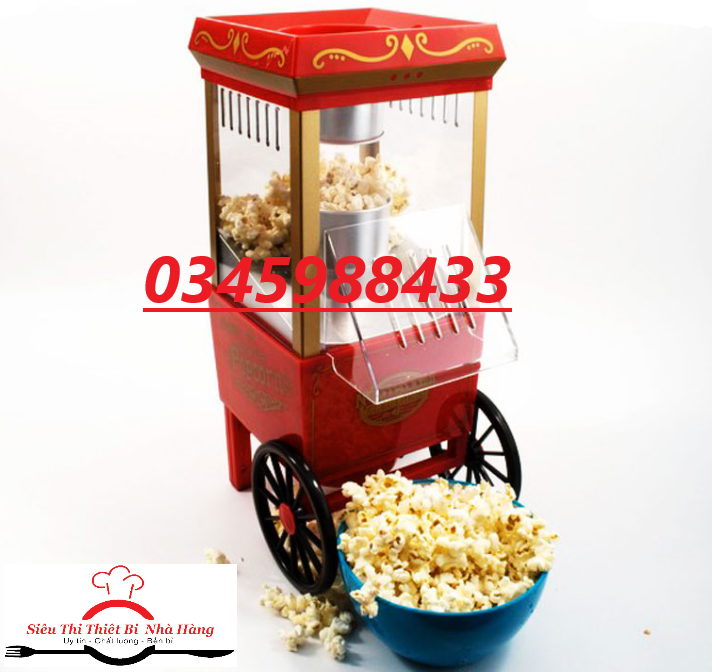 Máy nổ bỏng ngô bắp rang bơ mini