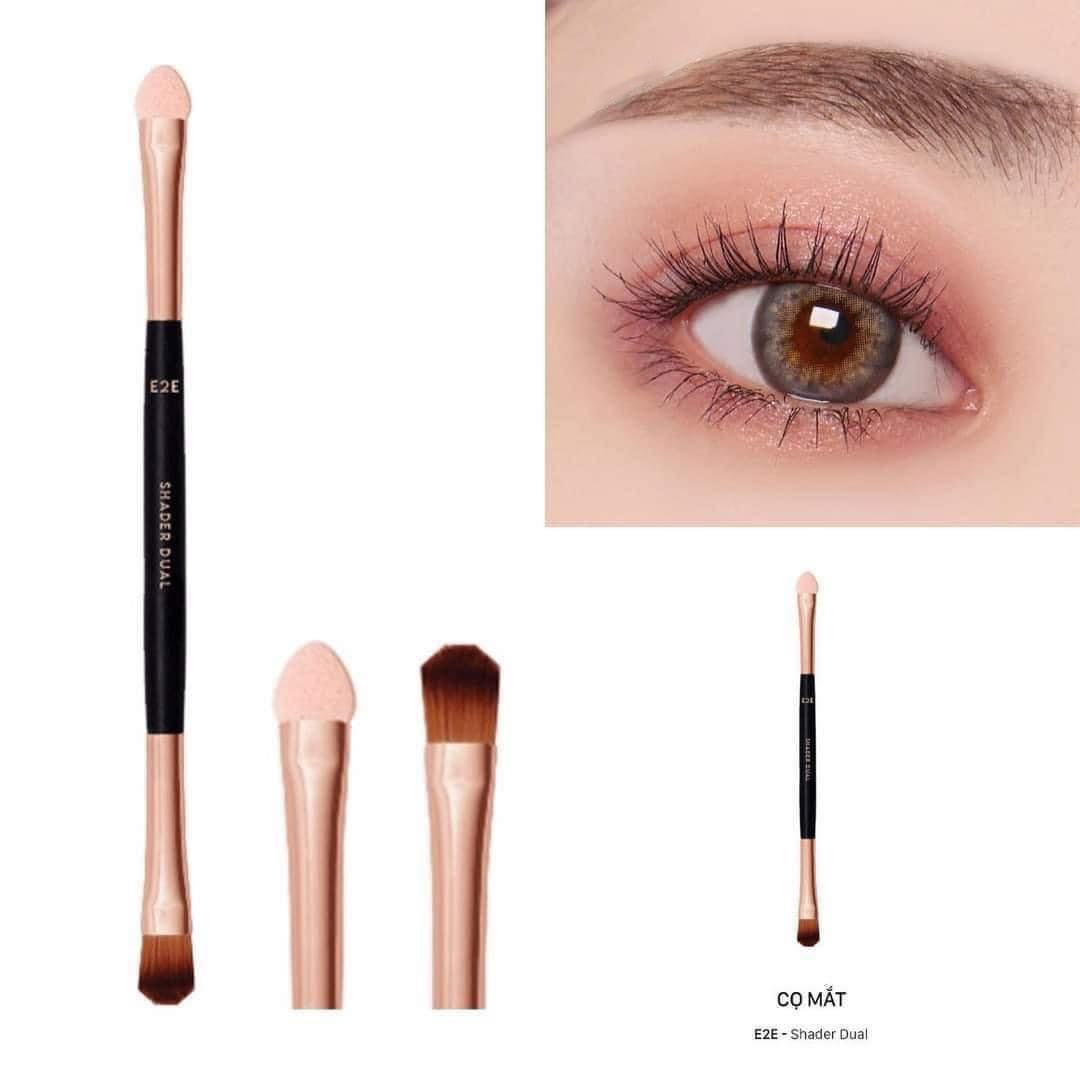 [HCM] Vacosi Cọ Phấn Mắt 2 Đầu Shader Dual Brush E2E
