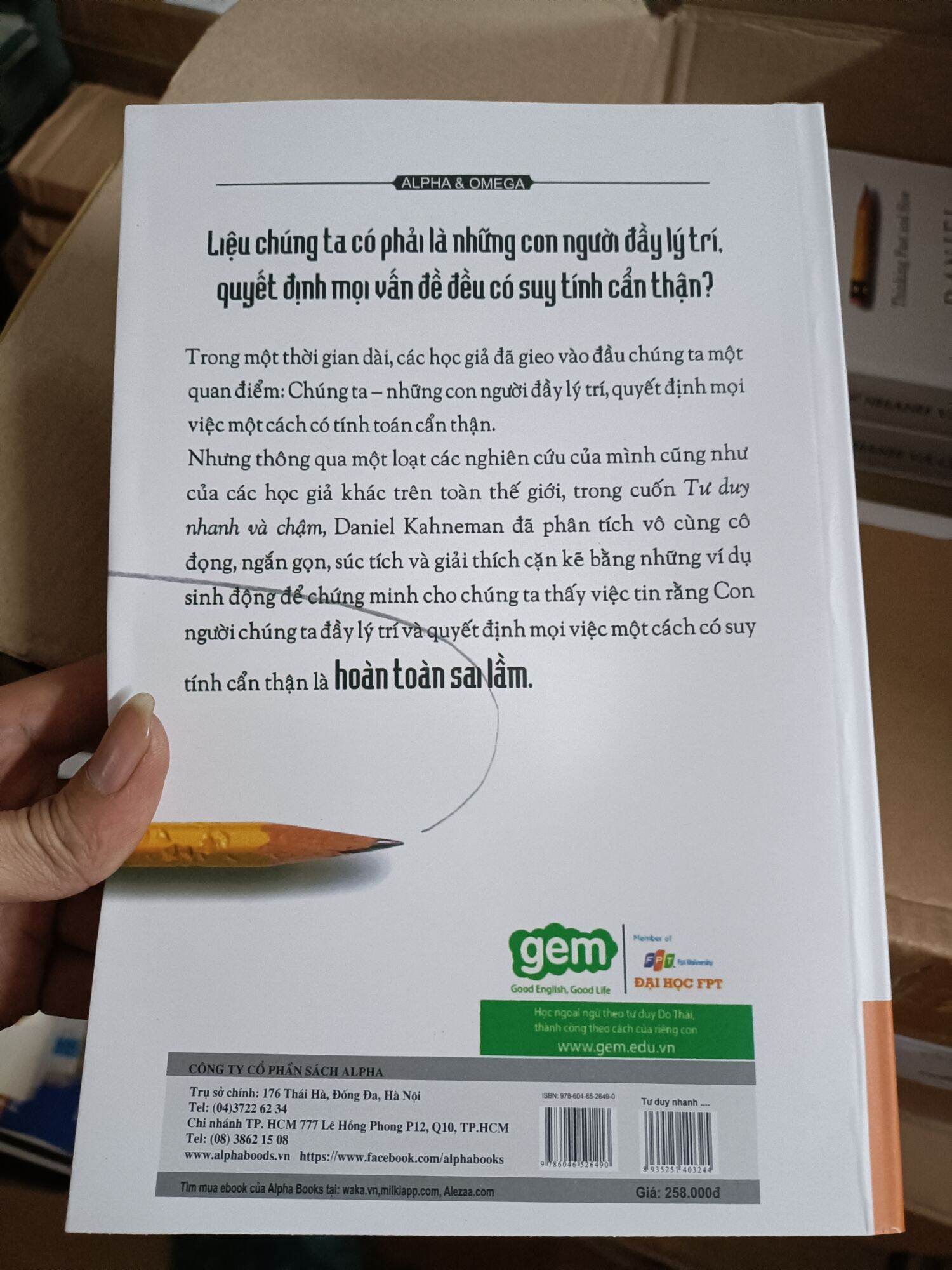 sách tư duy nhanh và chậm