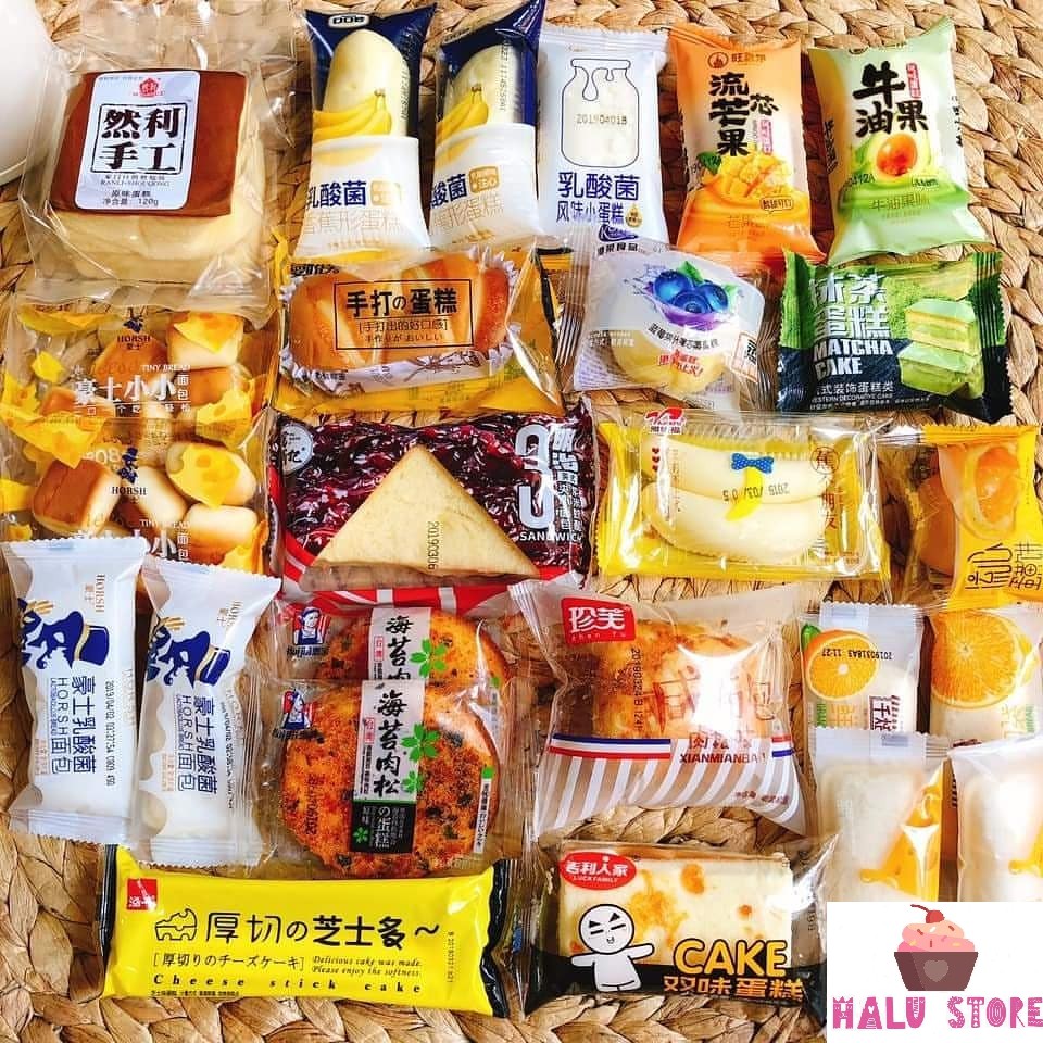 [MIX ĐỦ LOẠI]Bánh Mix Đaì Loan Đủ Vị Túi 1 Kg