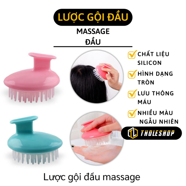 [HCM]Phụ kiện chăm sóc tóc - Lược dầu gội đầu massage lược làm sạch da đầu tiện lợi kiêm massage da đầu hiệu quả nhập khẩu