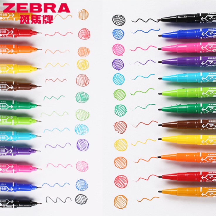 Bút permanent marker zebra mckee mo-120-mc