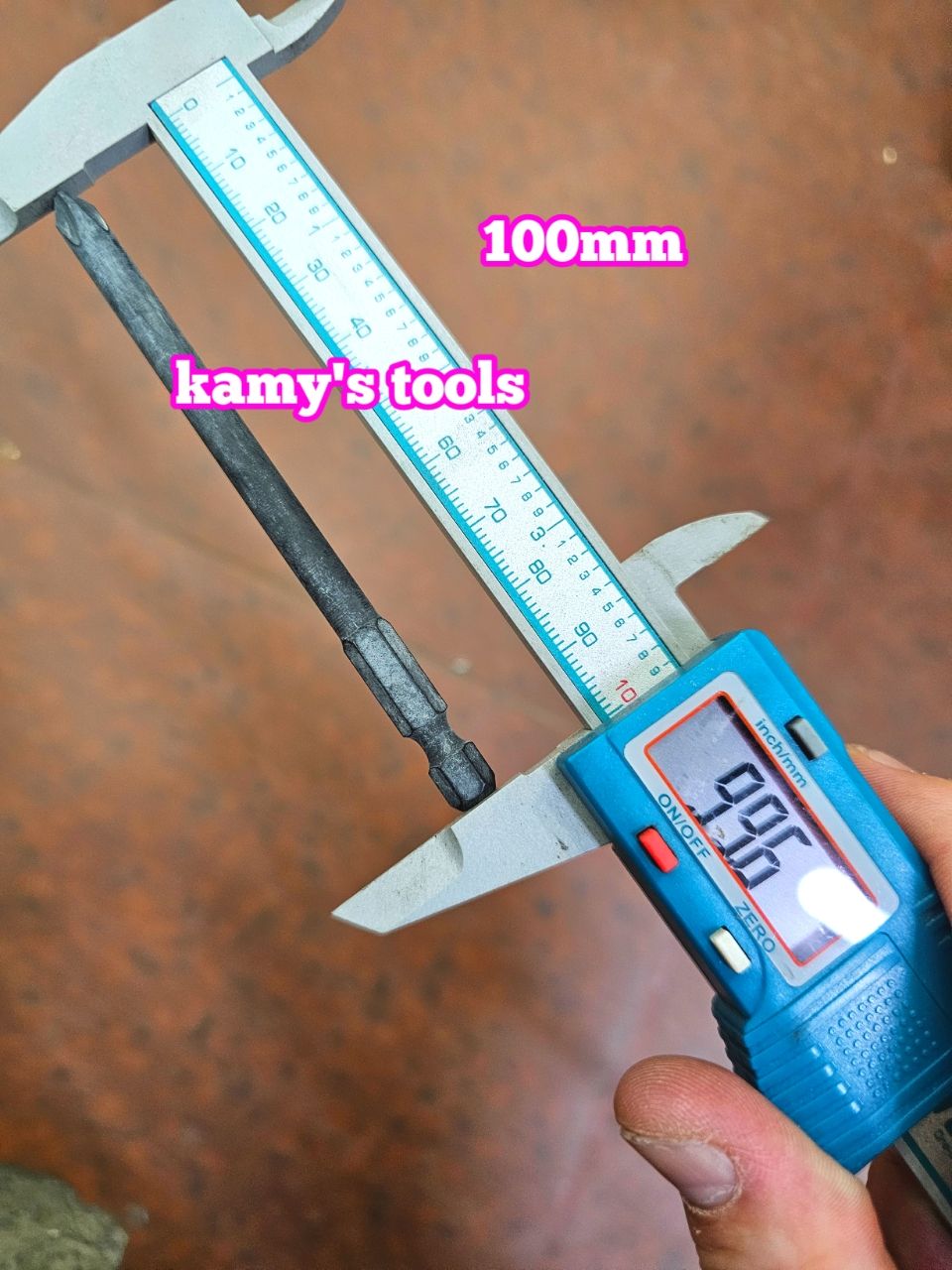 Mũi vít 4 cạnh bake 6mm chuôi lục giác dài 90mm 100mm 150mm kingtony 719002p 711002p 711502p