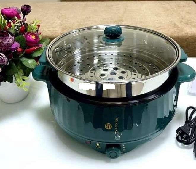 Nồi lẩu, hấp... đa năng kèm giá hấp mẫu mới size 28cm