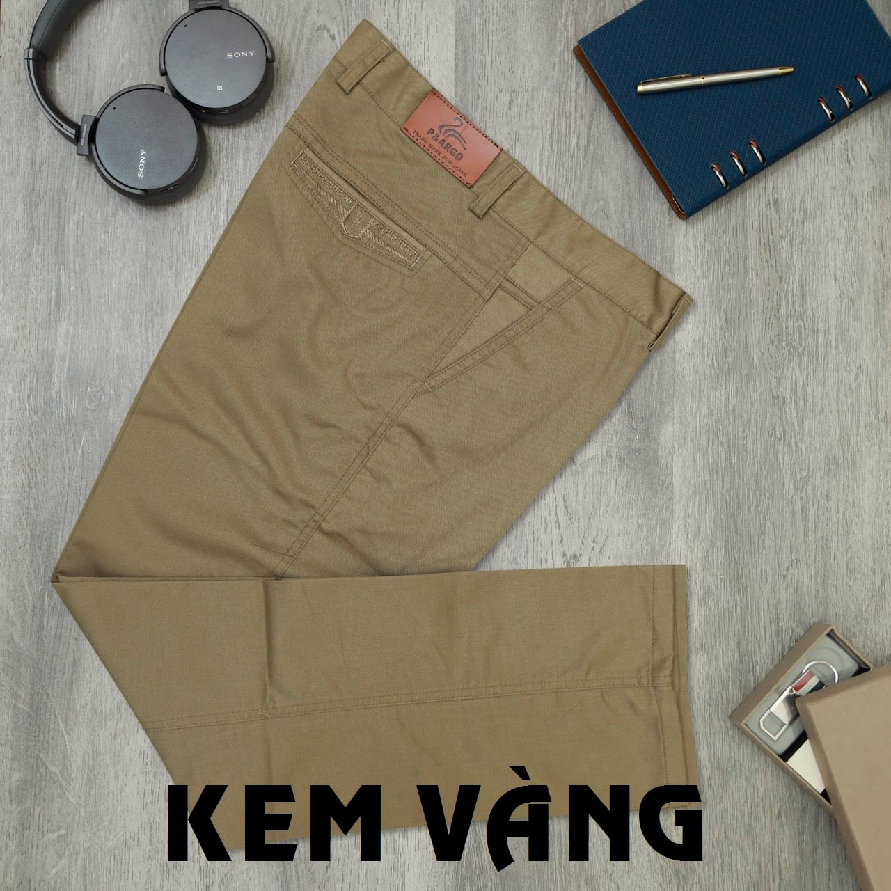 Quần Kaki Nam Trung Niên Size 35-36