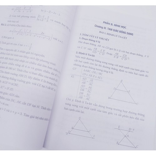 Củng cố và Ôn luyện Toán 8 Tập 2