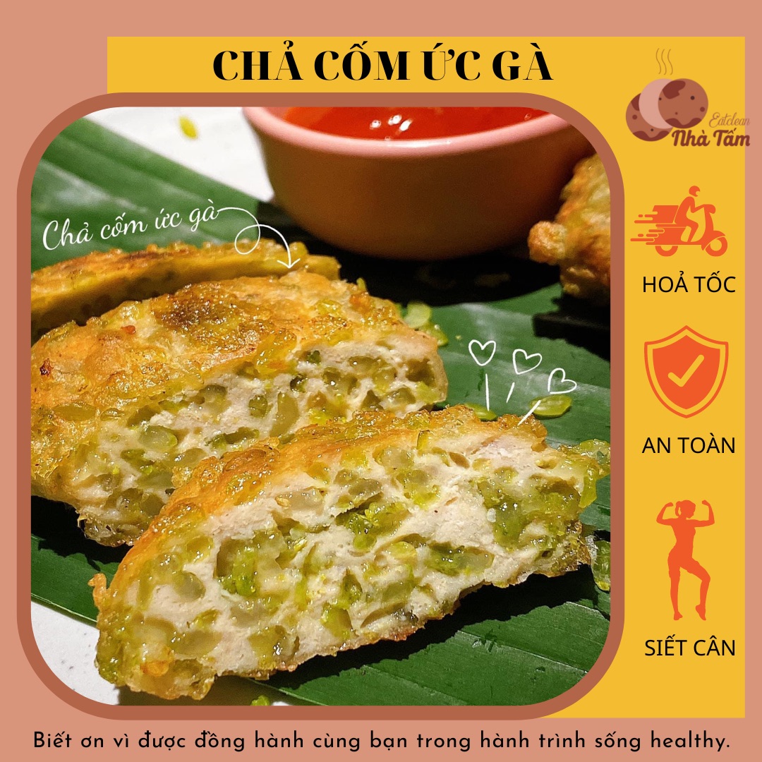 [TOÀN QUỐC] CHẢ CỐM ỨC GÀ EATCLEAN