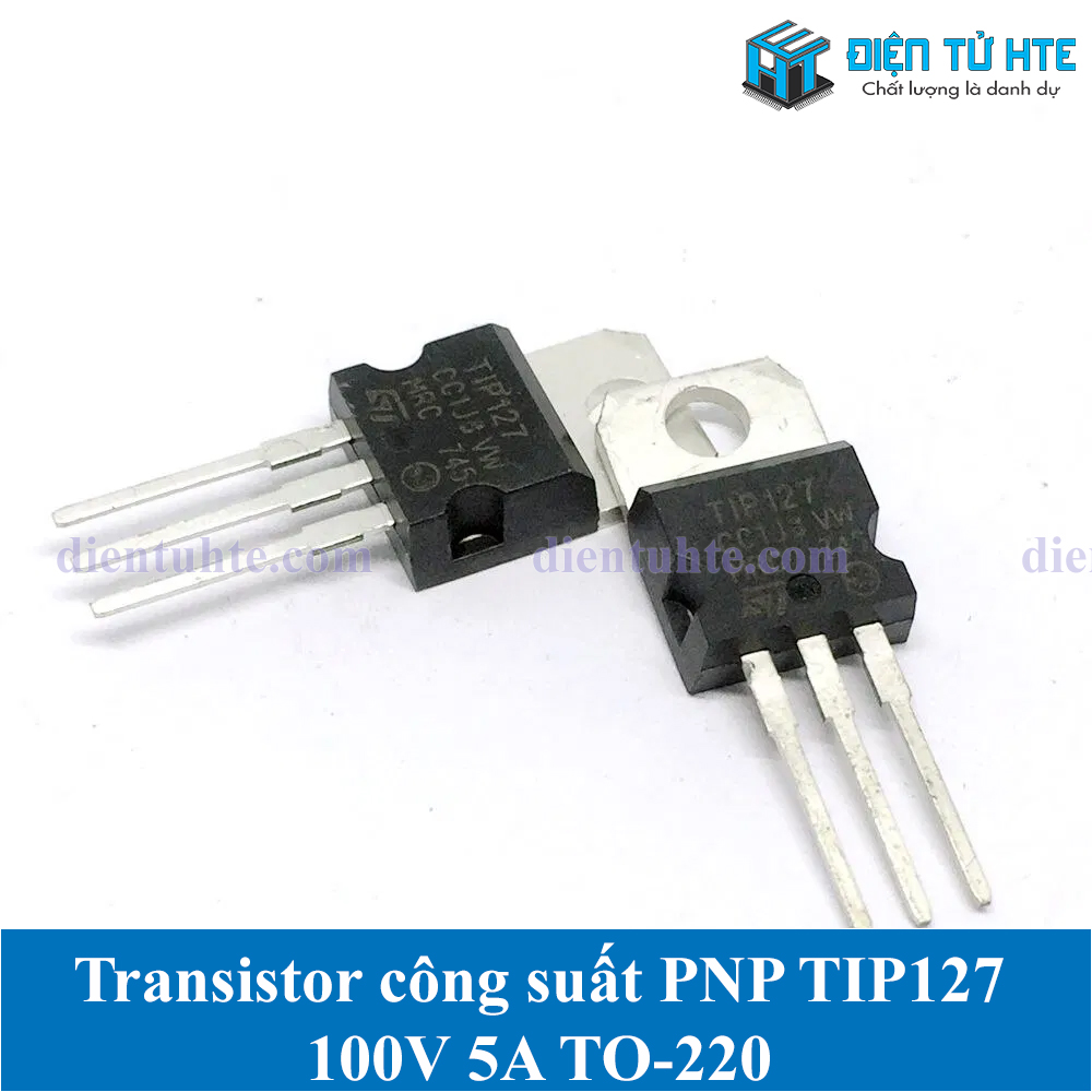 Combo 4 Transistor công suất PNP TIP127 100V 5A TO-220