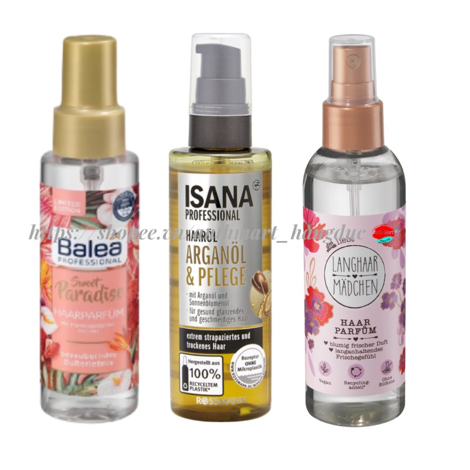 Nước hoa xịt tóc balea limited edition - Đức