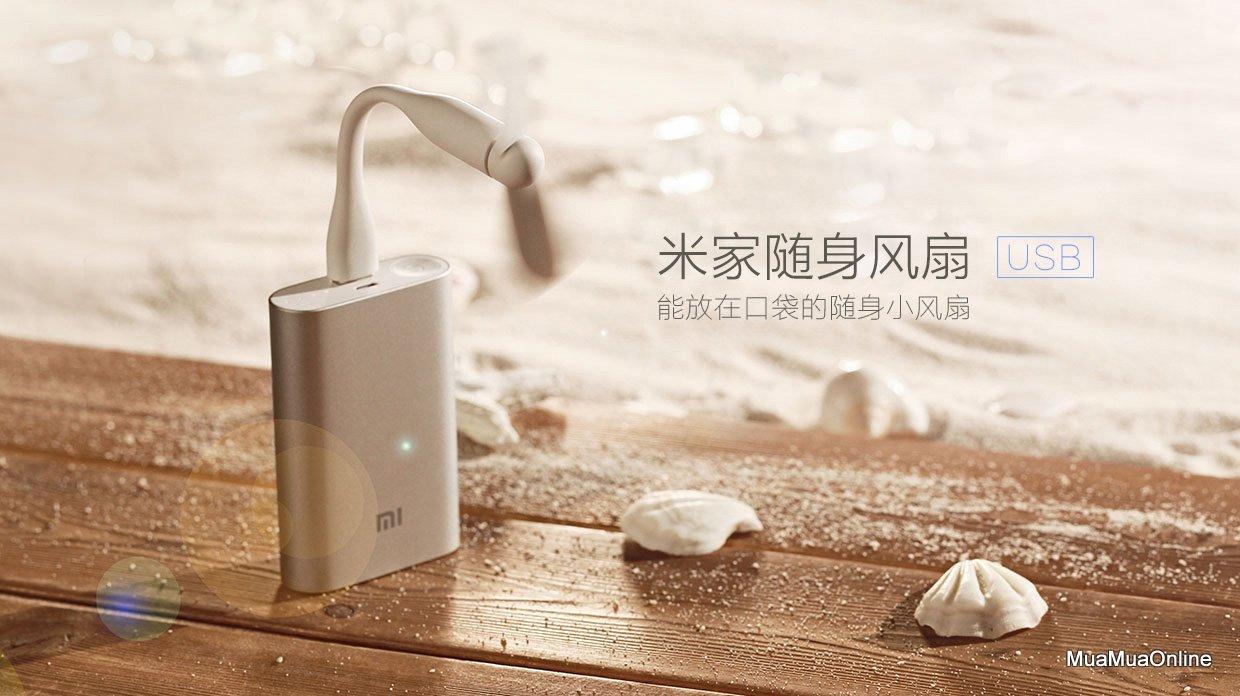 Quạt Mini Usb 2 Cánh Rời Tiện Lợi Siêu Mát