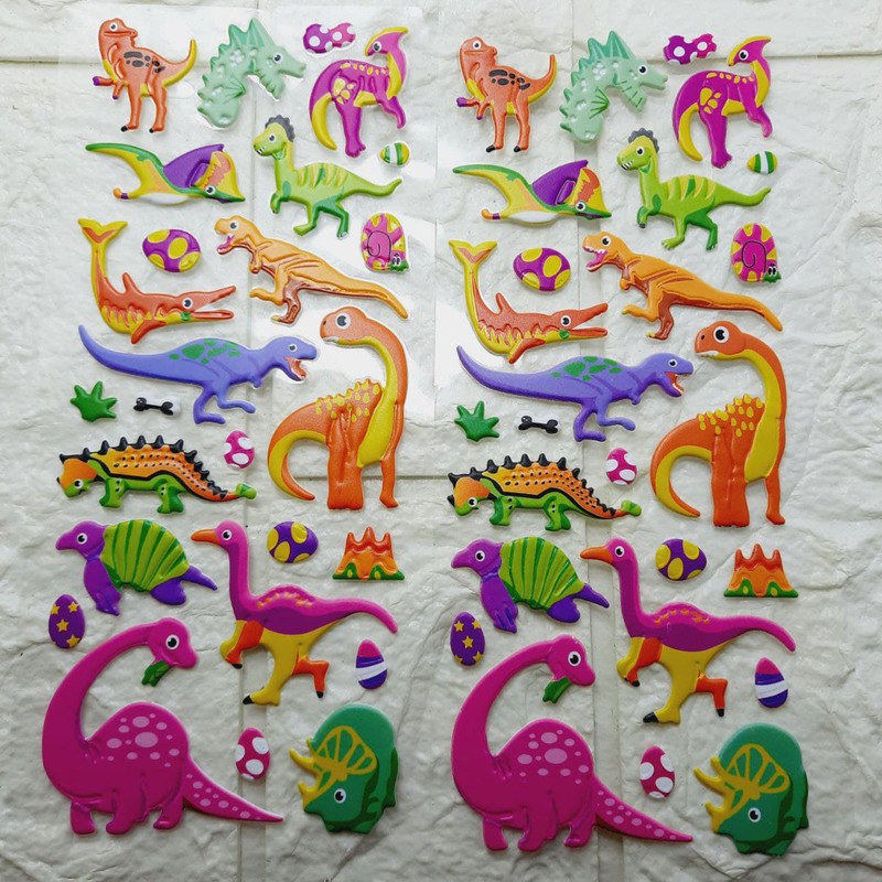 5 vỉ sticker 3d nổi