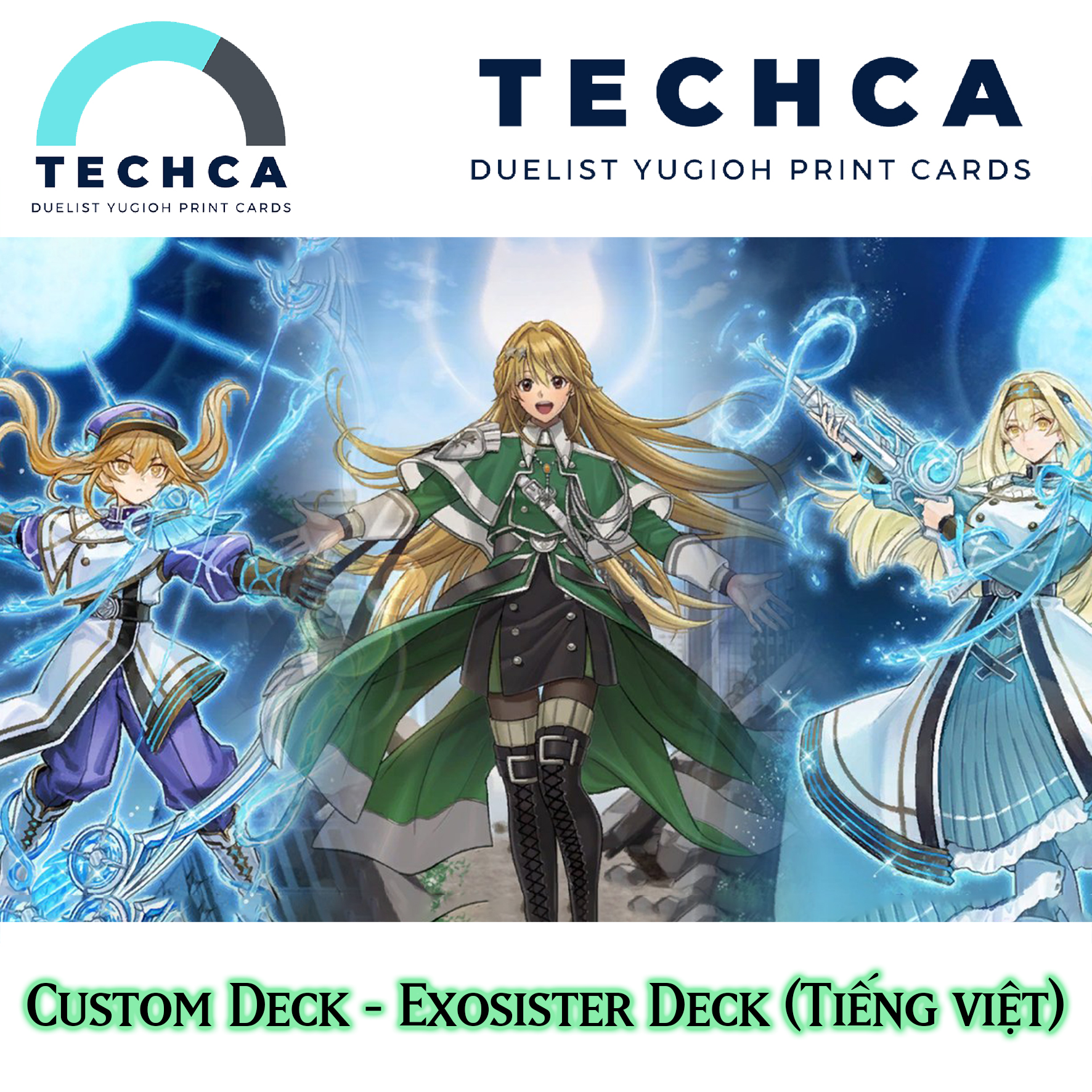 Bài In Tiếng Việt - Bộ bài Yugioh - Custom Deck - Exosister Deck