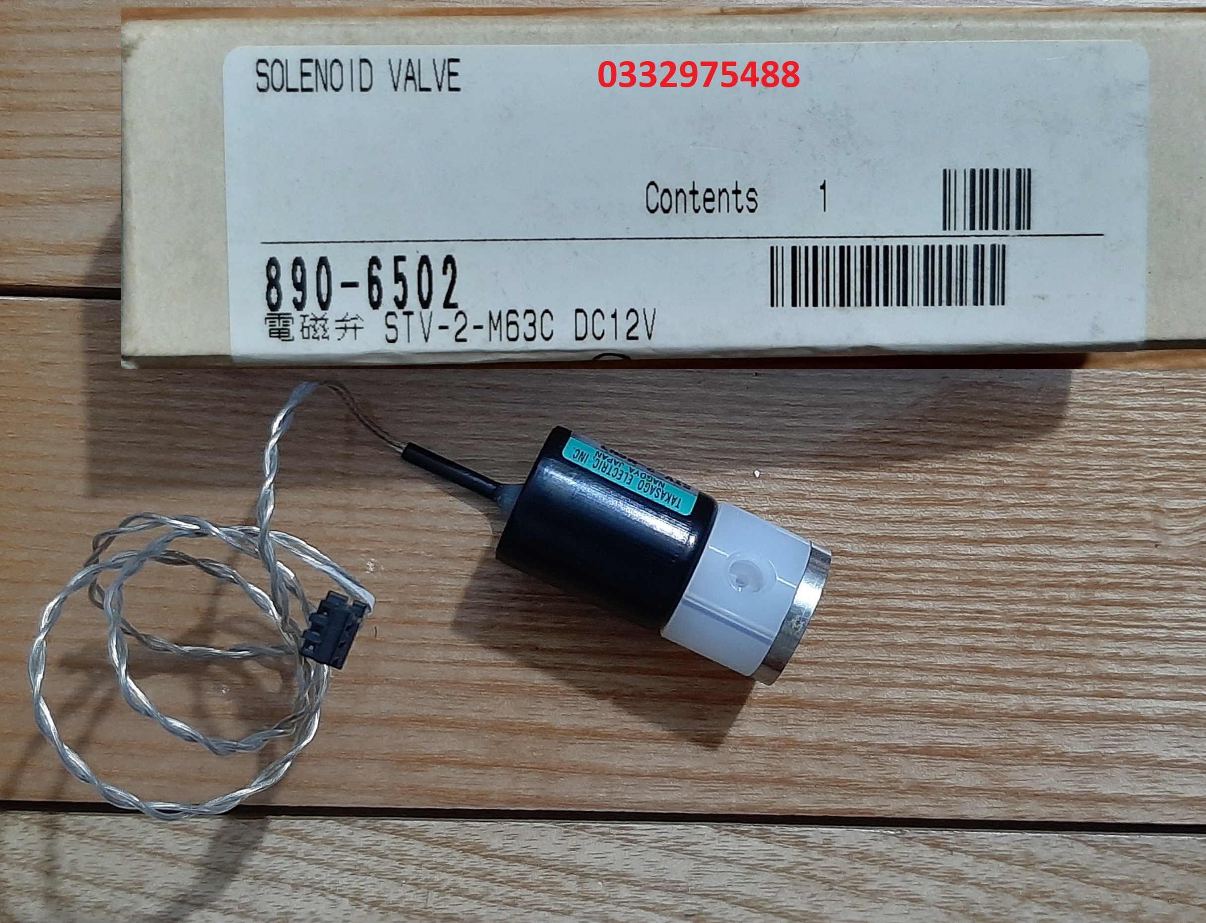 Solennoid valve  890-6502 (Chính hãng)