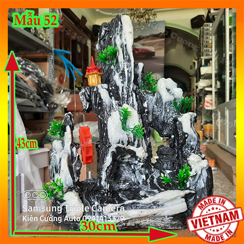 Mô hình núi trang trí bể cá mẫu 52 a4