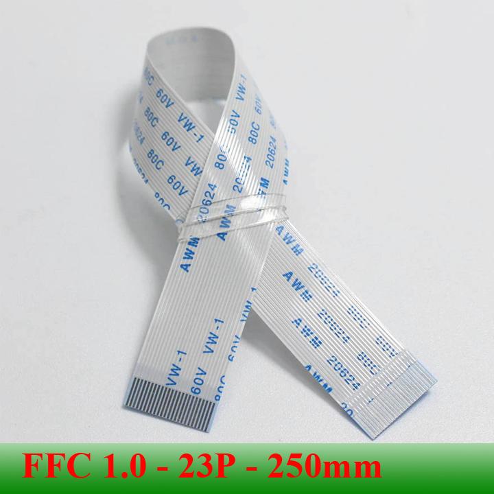 Cable FFC 1.0mm 23 pin dài 250mm AWM 20264