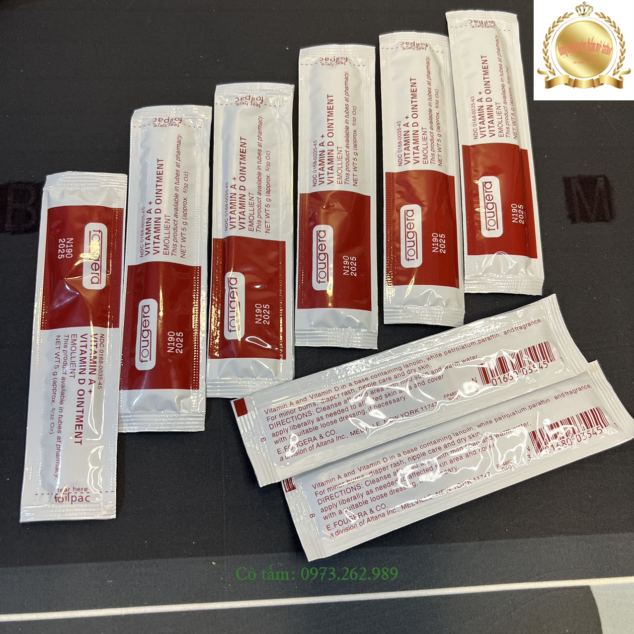 (50) gói dưỡng Vitamin A+D - son dưỡng môi / cotamhathanh_dcpx