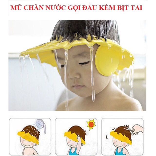 MŨ GỘI ĐẦU - CẮT TÓC CHO BÉ KGG