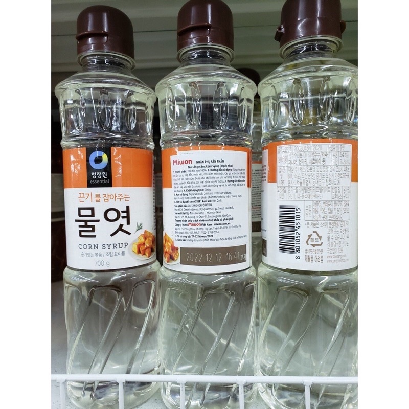 Mật ngô Hàn Quốc, nước đường hàn quốc 700g - 물엿