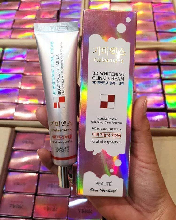 Kem Hỗ Trợ Giảm Thâm Nám Tàn Nhang Melasma-X 3D Whitening Clinic Cream