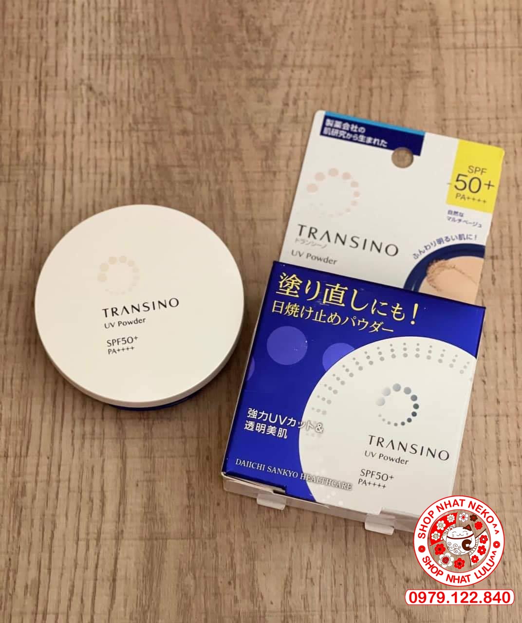Phấn phủ Transino UV Powder SPF50/PA++++ chuẩn Nhật