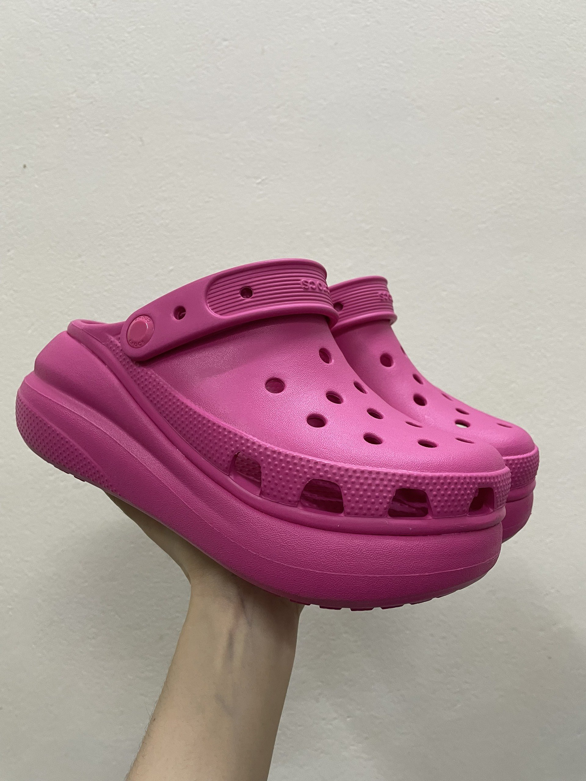 Dép Slip-On Cross! Crush Đế Cao Màu Sắc Đa Dạng