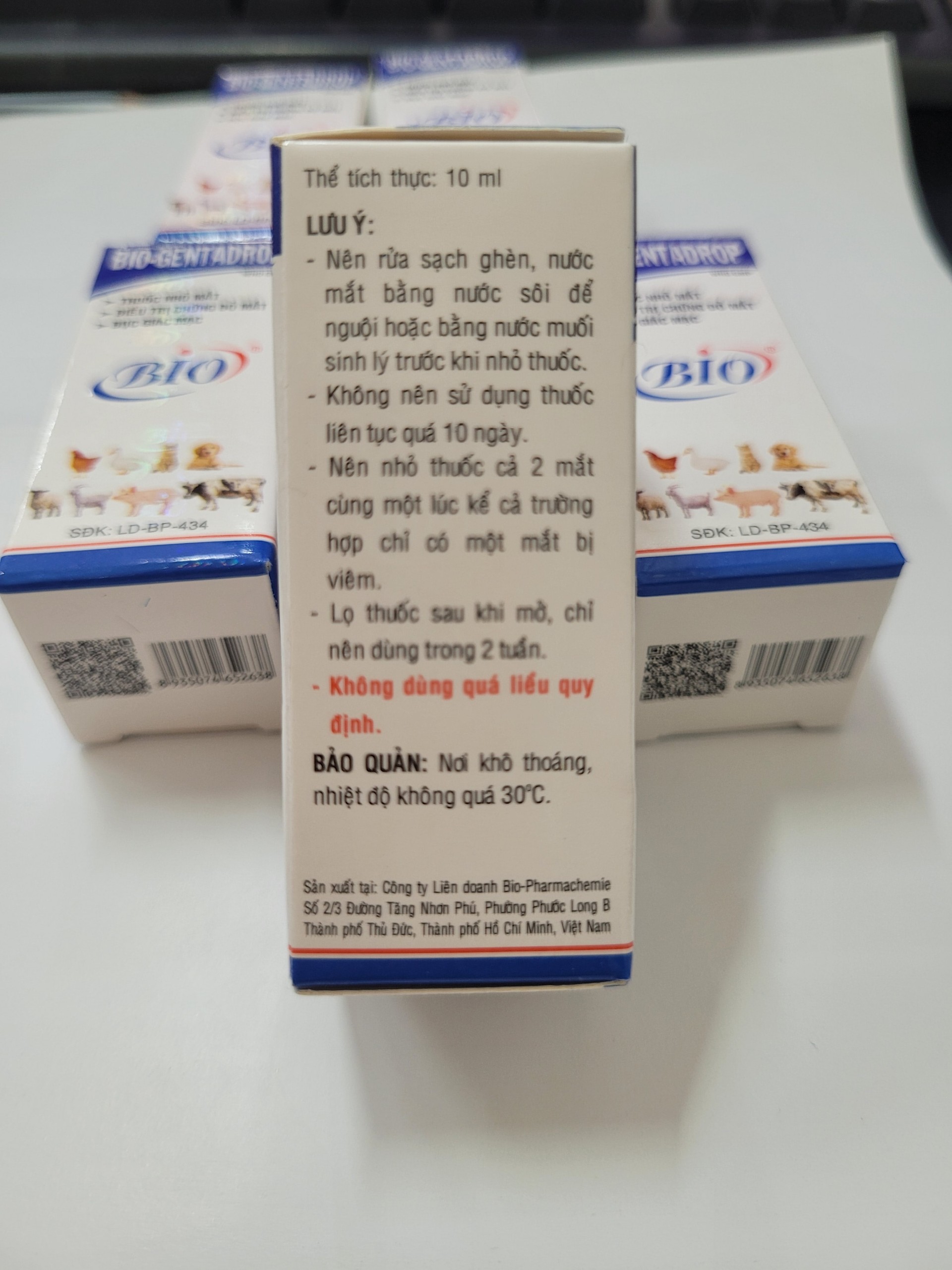 Nhỏ Mắt Bio Genta Drop Cho Chó Mèo 10ml