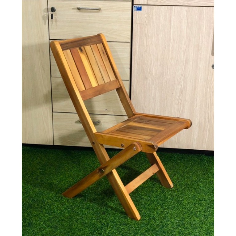 Bàn gỗ ghế gỗ xếp gọn