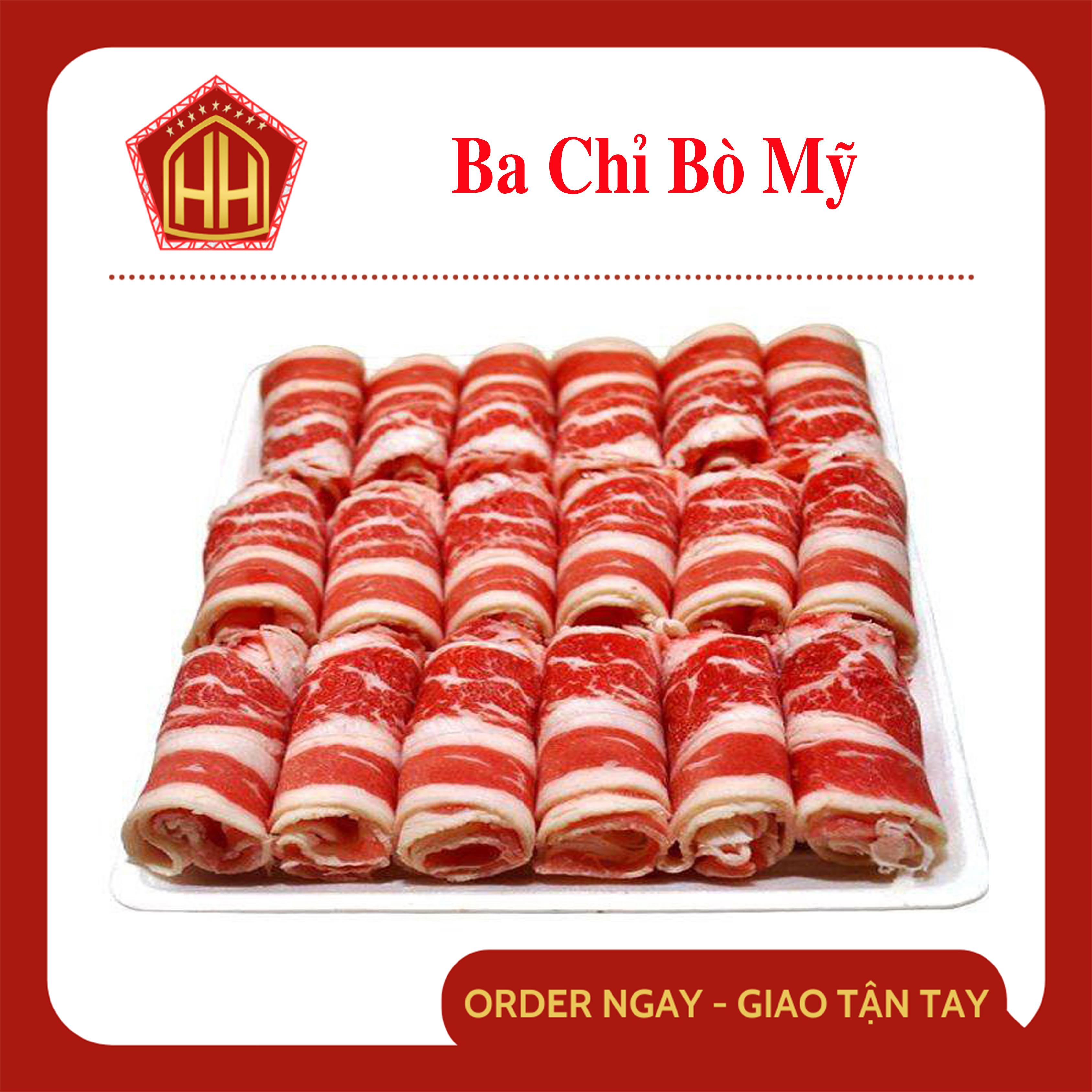 [Chỉ Giao HCM] Ba Chỉ Bó Mỹ (1kg)