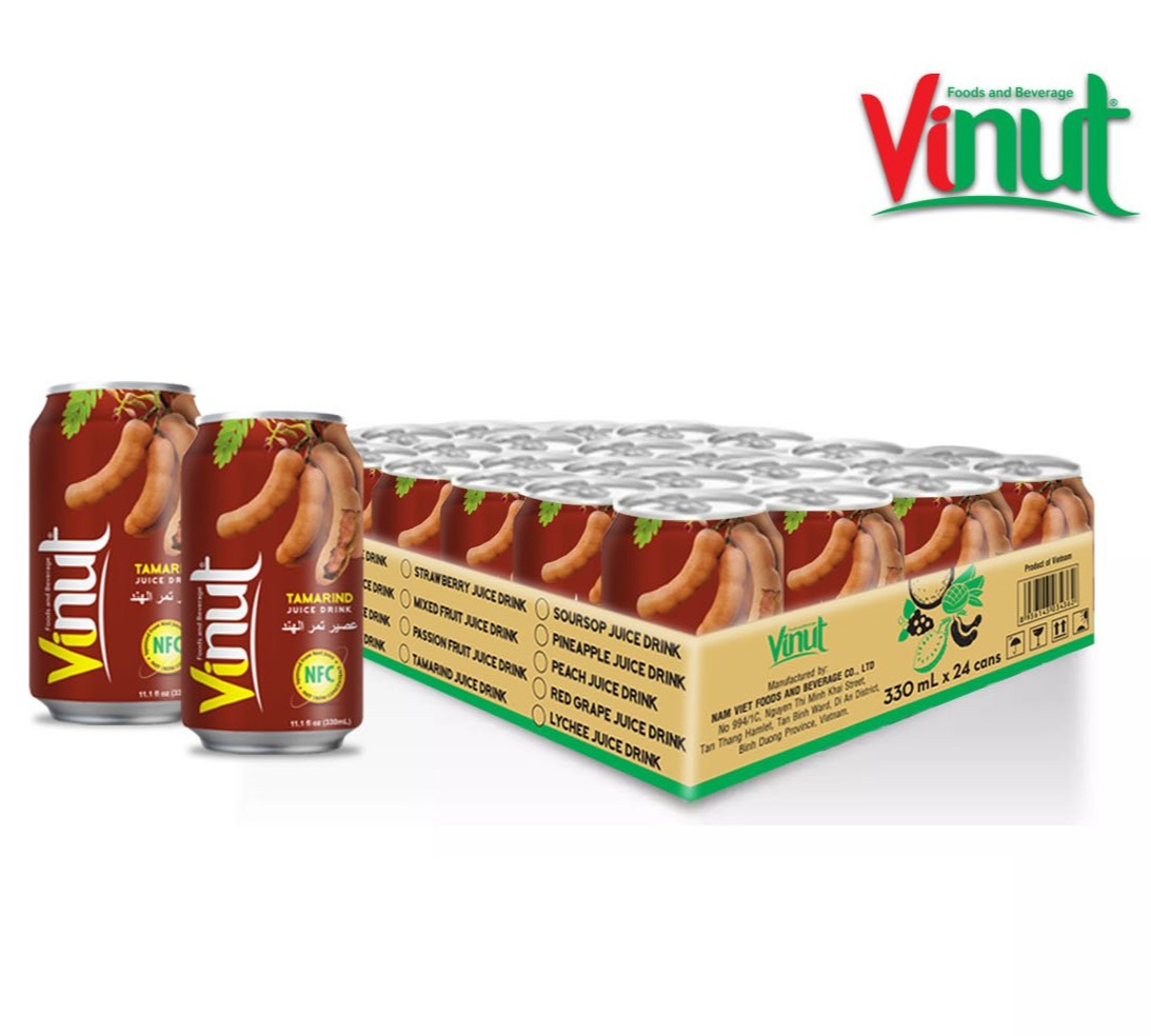 [KHAY 24 LON] Nước Ép Me Vinut 330ml