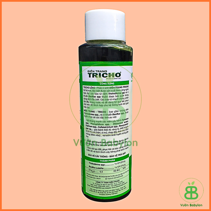 Nấm Đối Kháng Trichoderma Dạng Lỏng Trừ Nấm Bệnh Trên Cây, Cải Tạo Đất 100ML