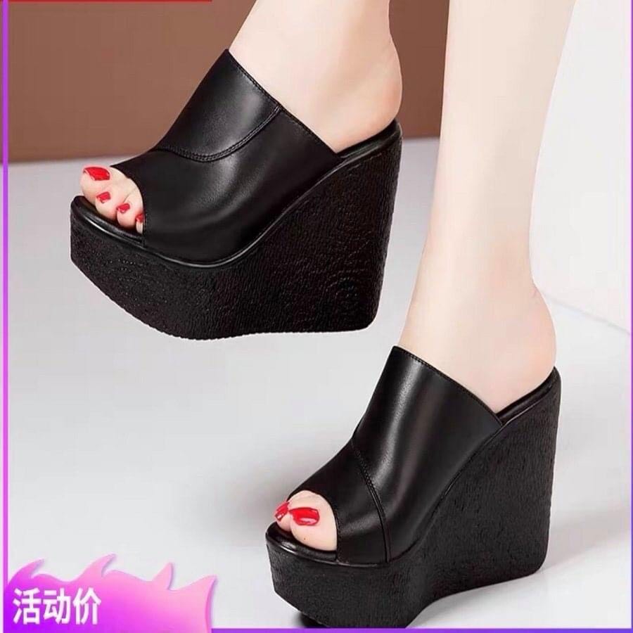 DÉP XUỒNG QUAI DA VIỀN CHÉO