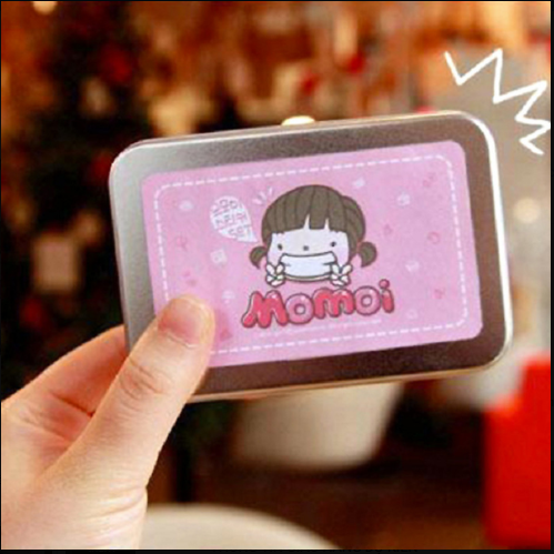 [HCM]Hộp Thiếc 20 tấm Sticker Momoi ( trang trí sổ kế hoạch nhật ký)