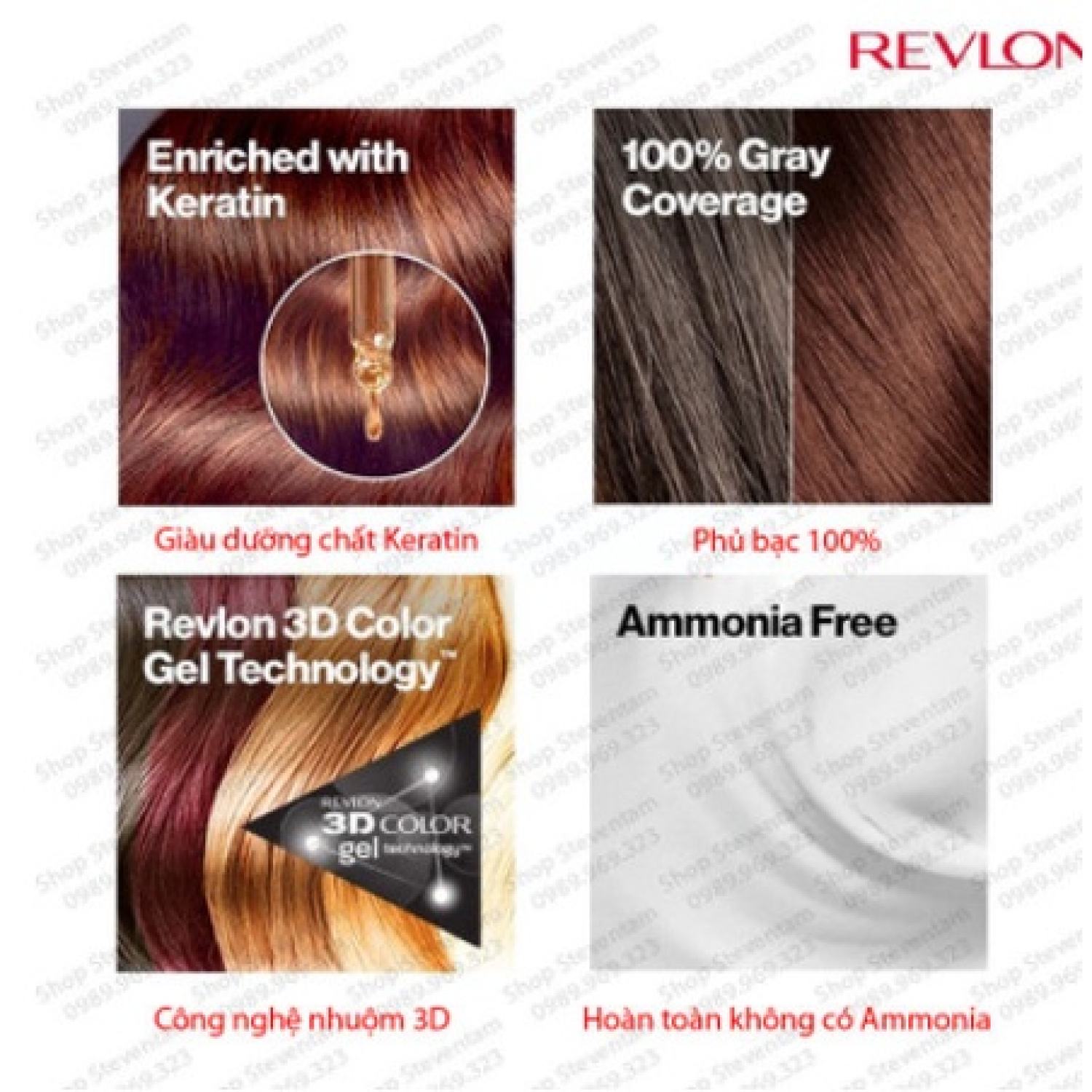 thuốᴄ Nhuộm Tóc Revlon Colorsilk số 30 (Dark Brown)