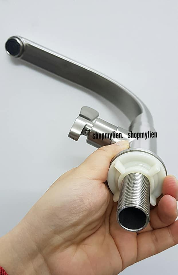 [Q.Tân Bình] Vòi rửa chénvòi rửa bát lạnh inox SUS 304