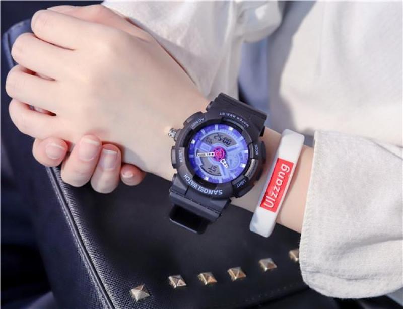 Đồng Hồ Thể Thao  nam nữ Sanosi Sport Watch dây cao su Size 36mm