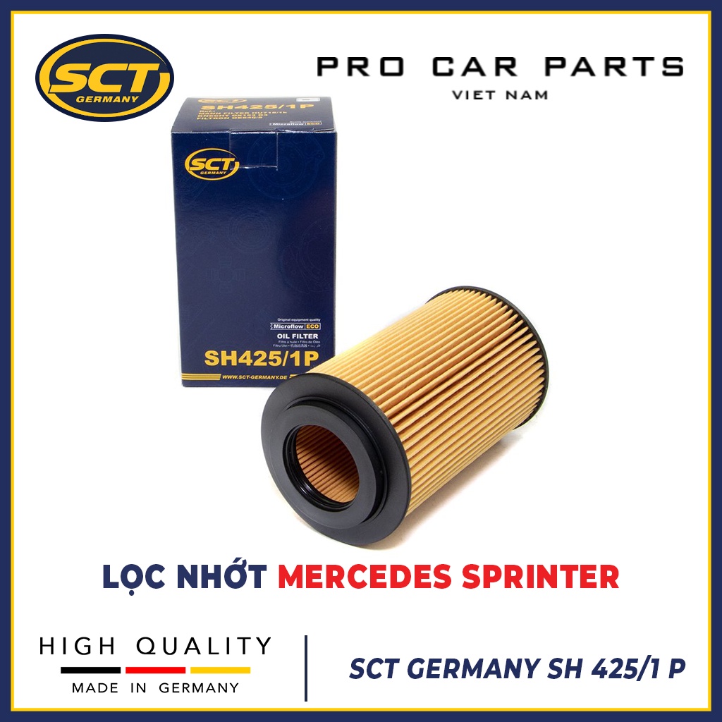 Lọc nhớt mercedes sprinter sct germany sh 425/1p